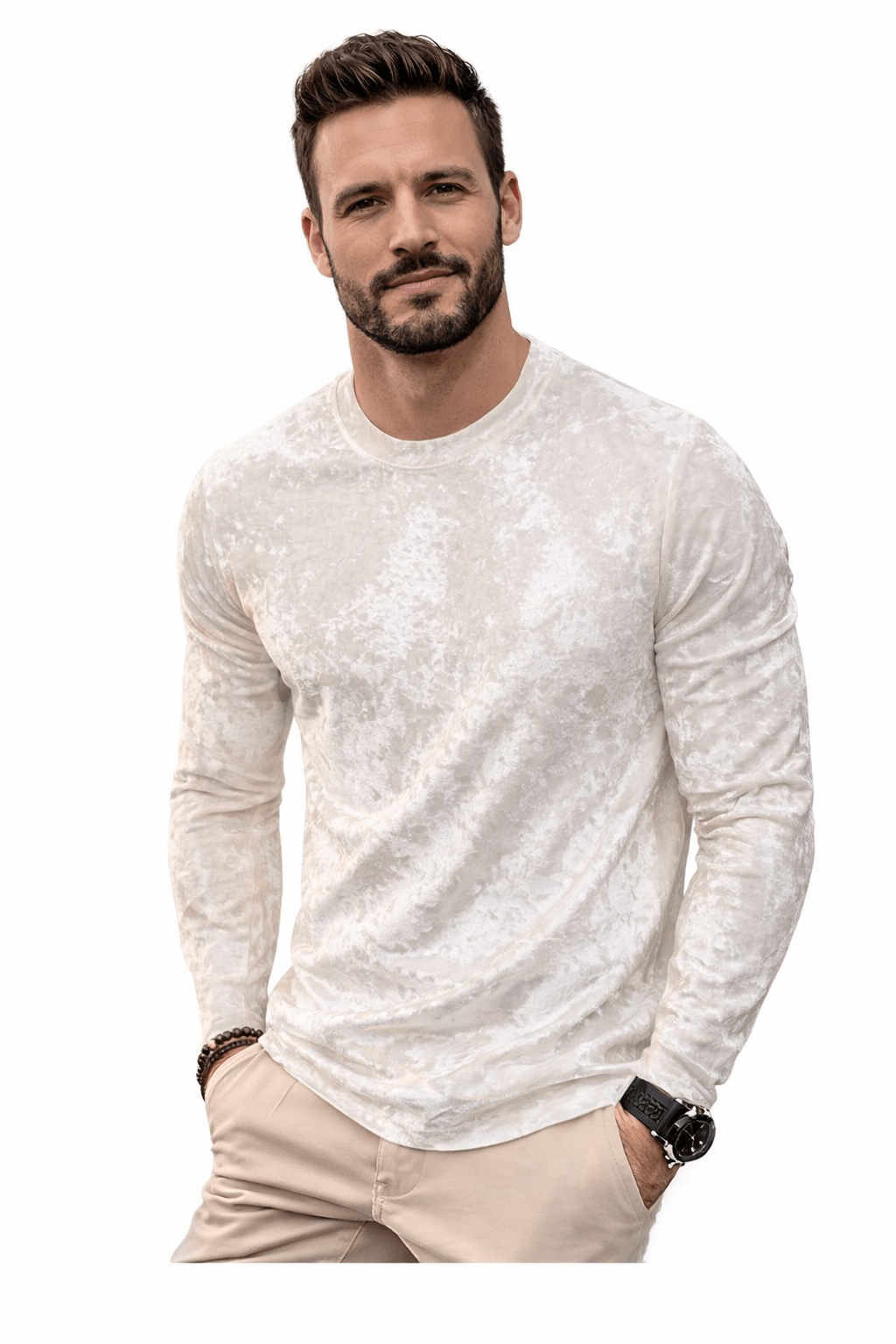 Kima 20 - Long Sleeve Shirt for Men - Sarman Fashion - Wholesale Clothing Fashion Brand for Men from Canada