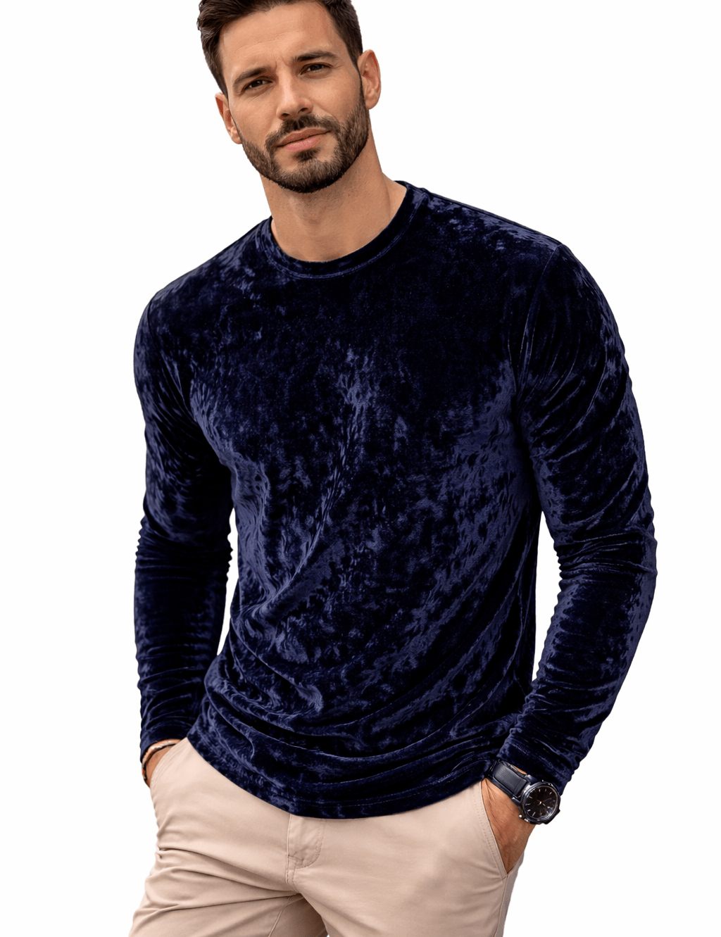 Kima 20 - Long Sleeve Shirt for Men - Sarman Fashion - Wholesale Clothing Fashion Brand for Men from Canada