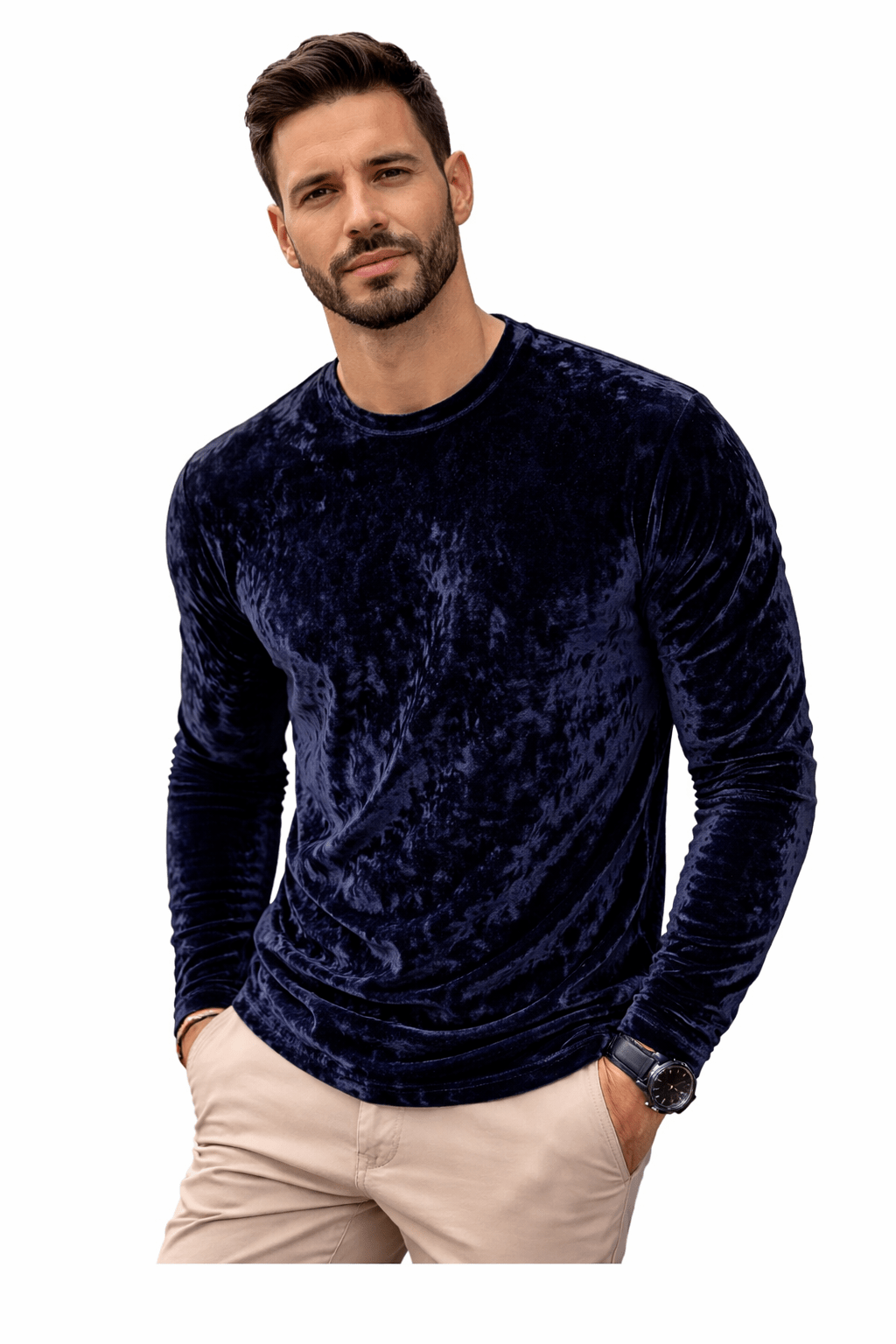 Kima 20 - Long Sleeve Shirt for Men - Sarman Fashion - Wholesale Clothing Fashion Brand for Men from Canada