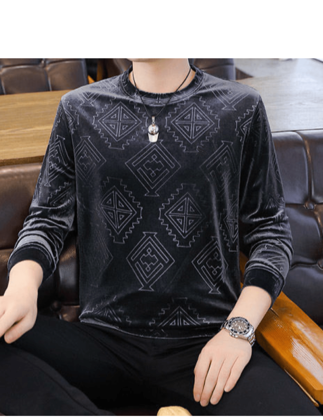 Kima 4 - Long Sleeve Shirt for Men - Sarman Fashion - Wholesale Clothing Fashion Brand for Men from Canada