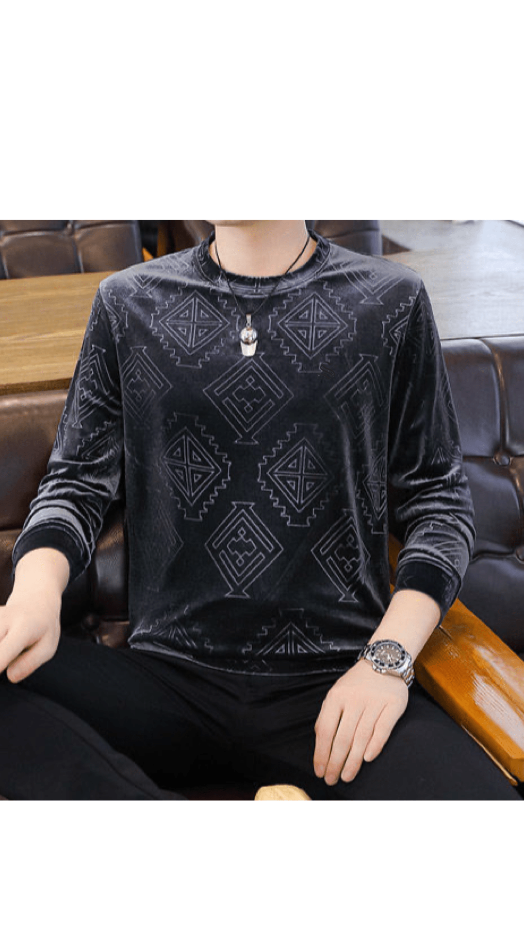 Kima 4 - Long Sleeve Shirt for Men - Sarman Fashion - Wholesale Clothing Fashion Brand for Men from Canada