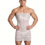 Kima 4 - Sheer Lace Bodysuit - Sarman Fashion - Wholesale Clothing Fashion Brand for Men from Canada