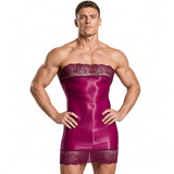 Kima 4 - Sheer Lace Bodysuit - Sarman Fashion - Wholesale Clothing Fashion Brand for Men from Canada