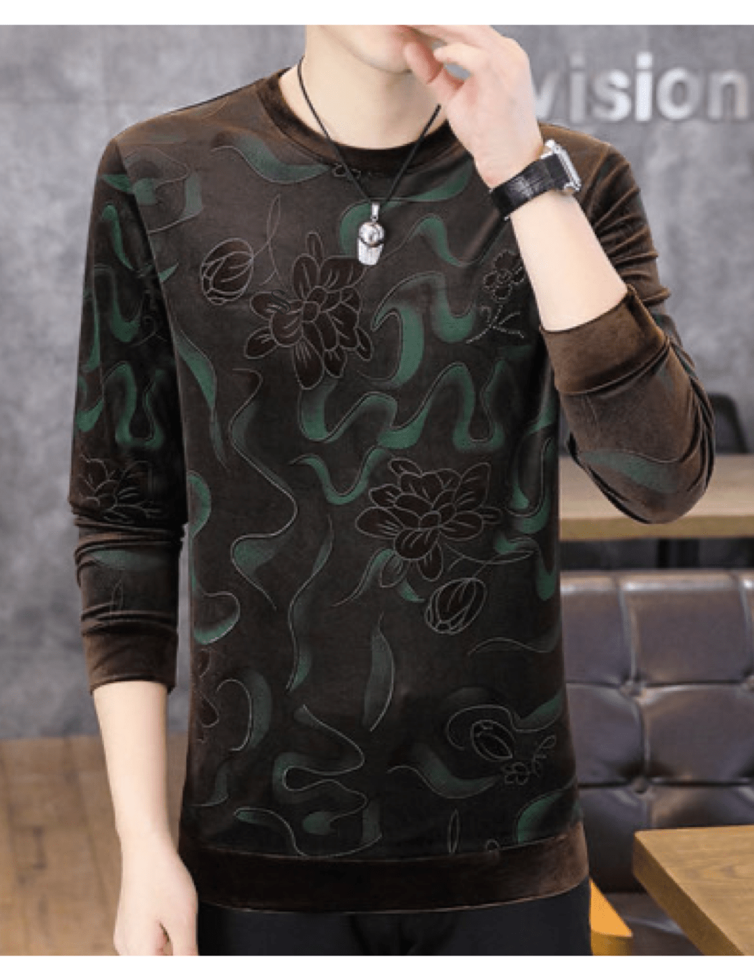 Kima 5 - Long Sleeve Shirt for Men - Sarman Fashion - Wholesale Clothing Fashion Brand for Men from Canada