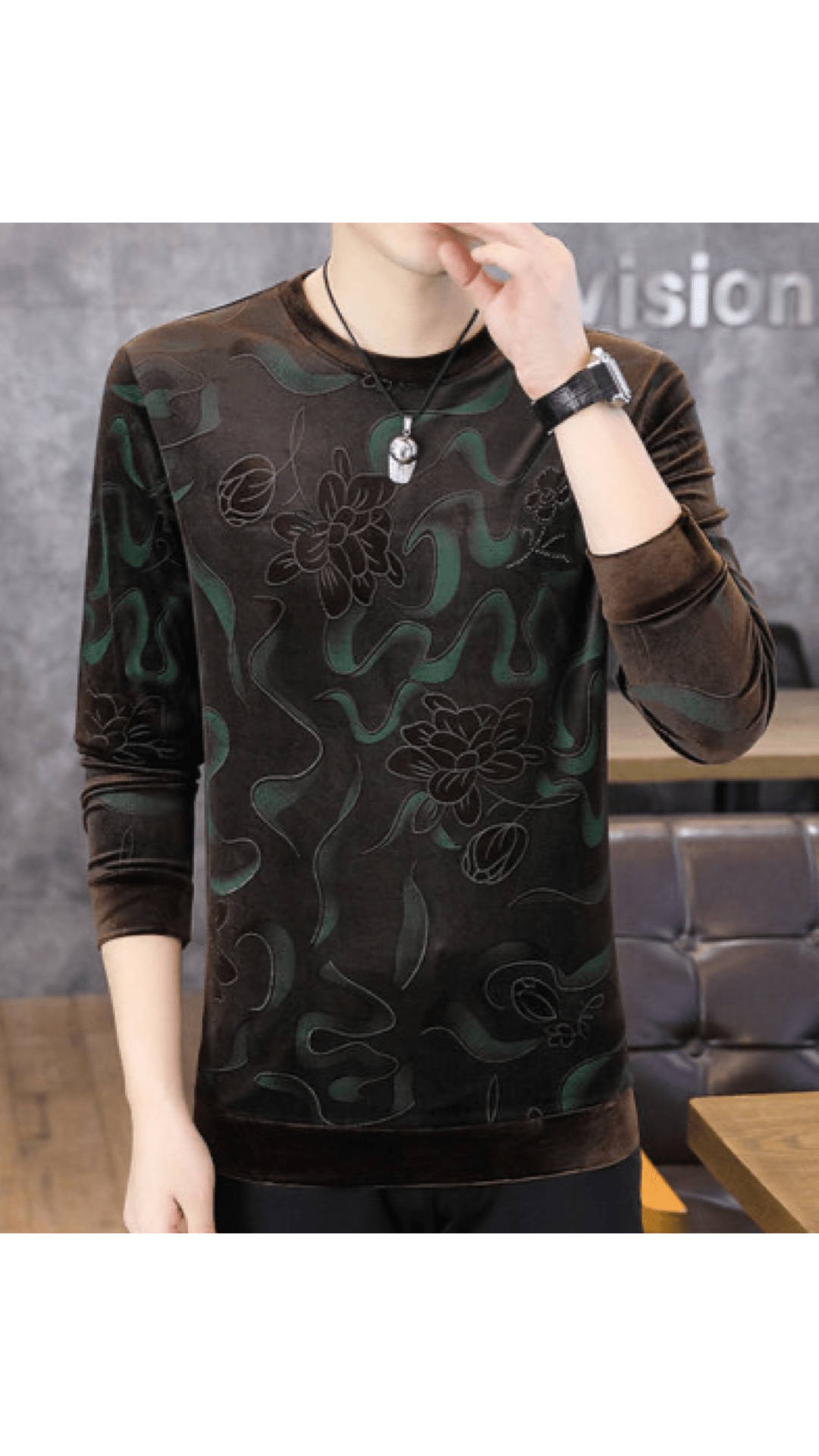 Kima 5 - Long Sleeve Shirt for Men - Sarman Fashion - Wholesale Clothing Fashion Brand for Men from Canada
