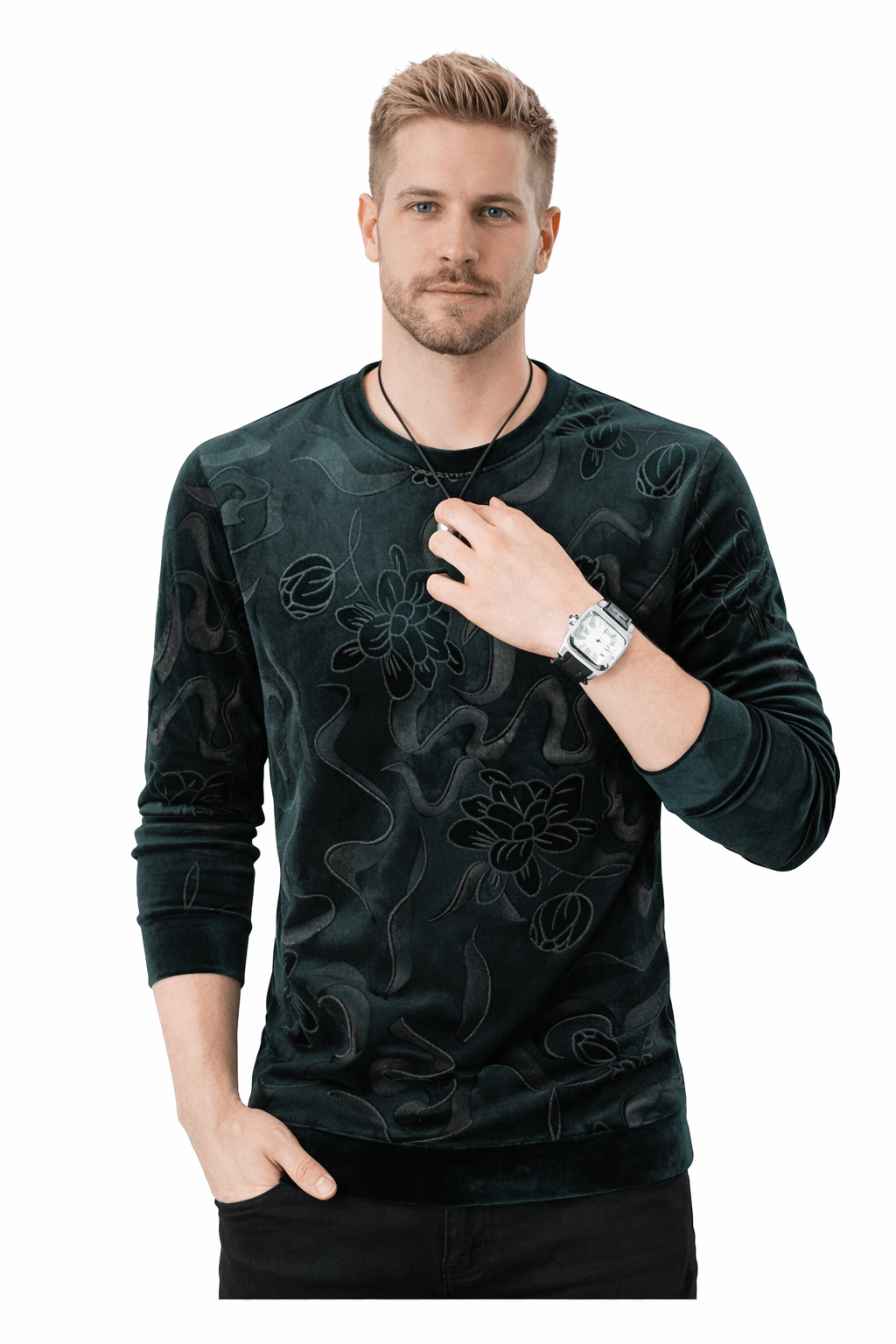 Kima 5 - Long Sleeve Shirt for Men - Sarman Fashion - Wholesale Clothing Fashion Brand for Men from Canada