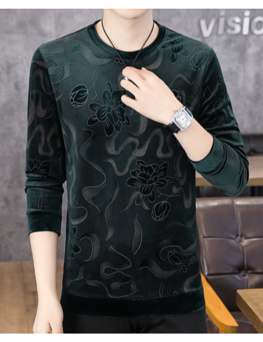 Kima 5 - Long Sleeve Shirt for Men - Sarman Fashion - Wholesale Clothing Fashion Brand for Men from Canada