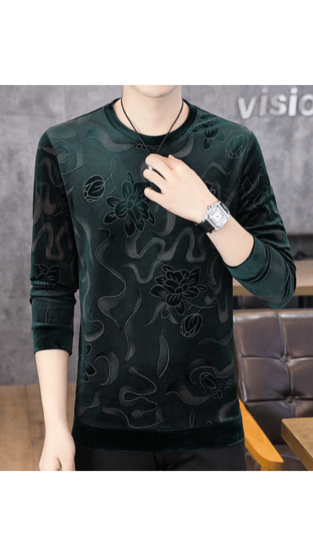 Kima 5 - Long Sleeve Shirt for Men - Sarman Fashion - Wholesale Clothing Fashion Brand for Men from Canada