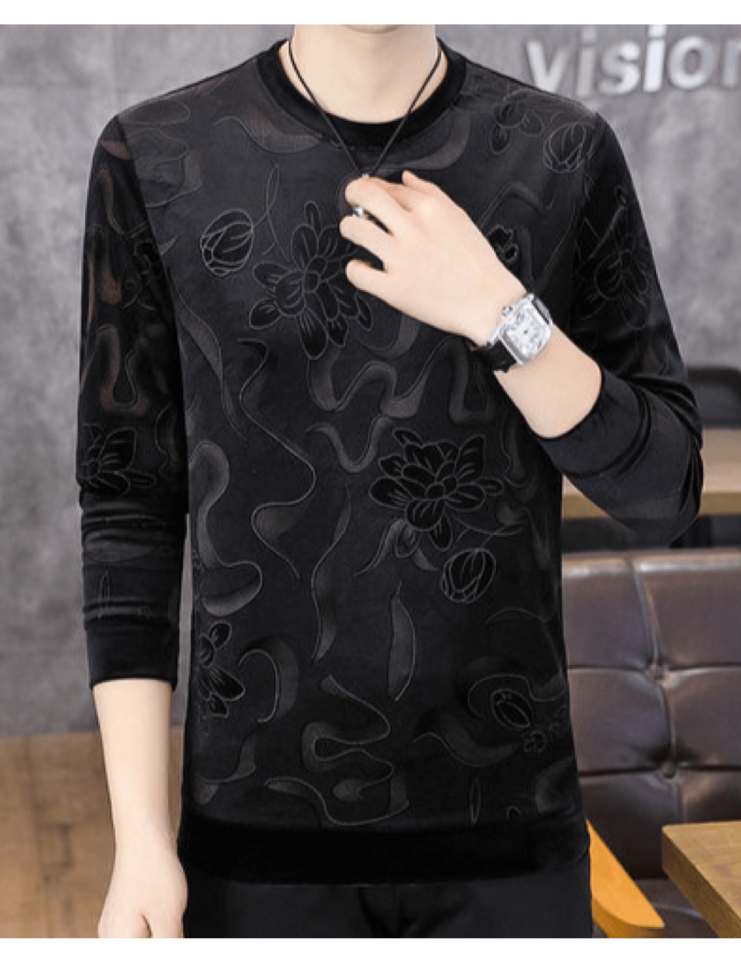 Kima 5 - Long Sleeve Shirt for Men - Sarman Fashion - Wholesale Clothing Fashion Brand for Men from Canada