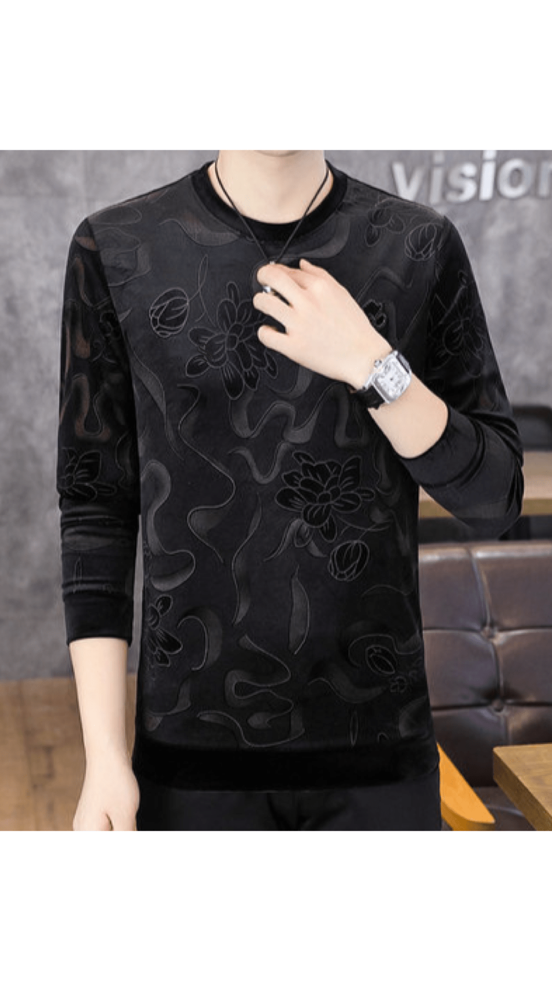 Kima 5 - Long Sleeve Shirt for Men - Sarman Fashion - Wholesale Clothing Fashion Brand for Men from Canada