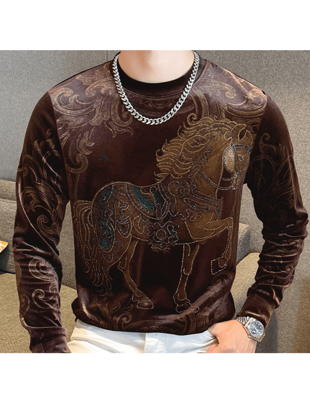 Kima - Long Sleeve Shirt for Men - Sarman Fashion - Wholesale Clothing Fashion Brand for Men from Canada