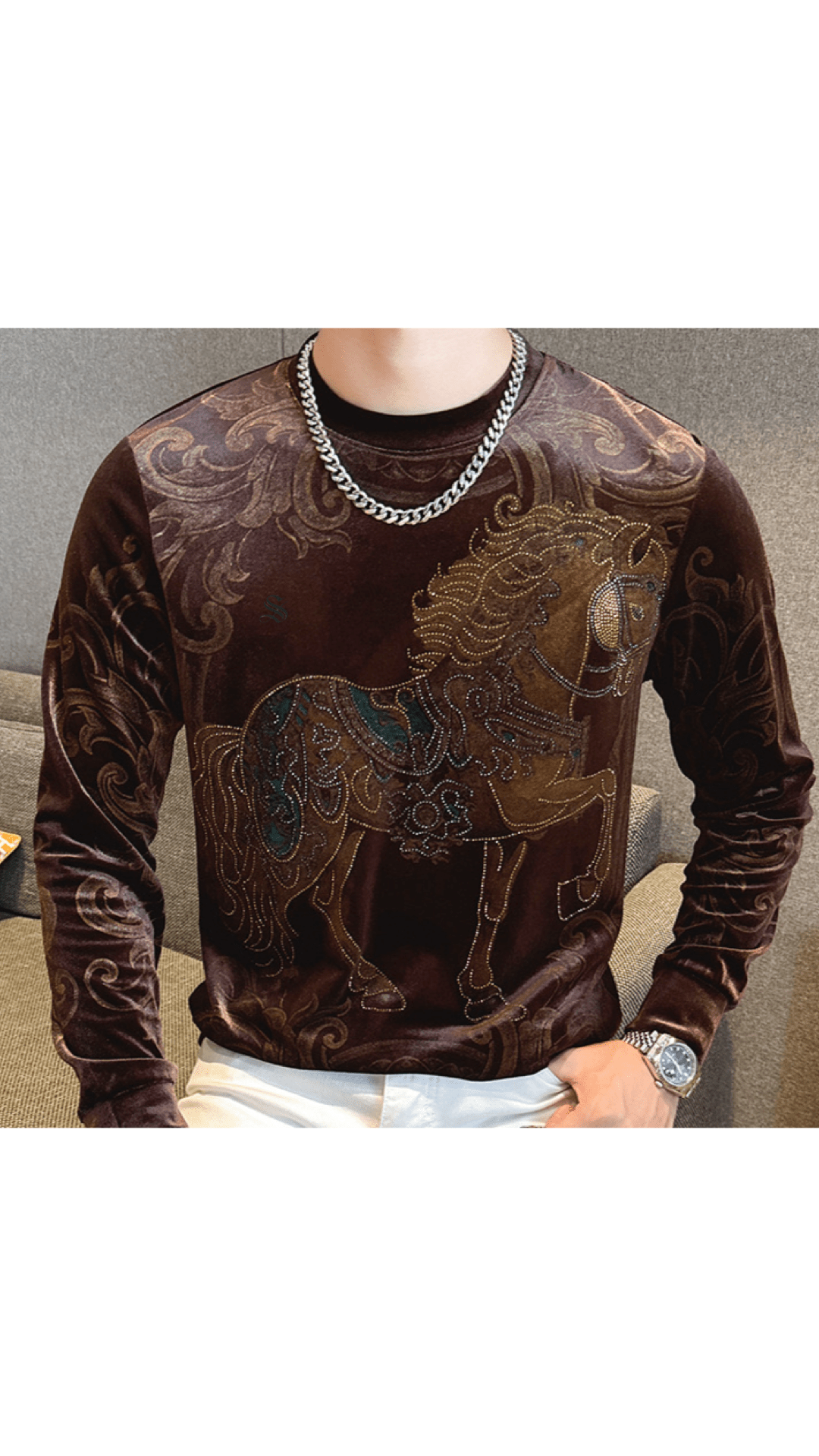 Kima - Long Sleeve Shirt for Men - Sarman Fashion - Wholesale Clothing Fashion Brand for Men from Canada