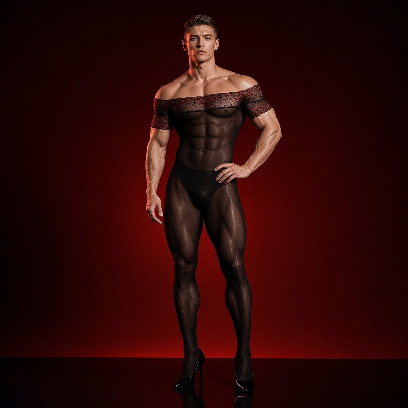Kimji 10 - Jumpsuit Leggings for Men - Sarman Fashion - Wholesale Clothing Fashion Brand for Men from Canada