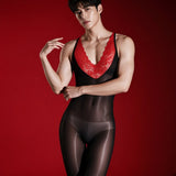 Kimji 11 - Jumpsuit Leggings for Men - Sarman Fashion - Wholesale Clothing Fashion Brand for Men from Canada