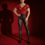 Kimji 12 - Jumpsuit Leggings for Men - Sarman Fashion - Wholesale Clothing Fashion Brand for Men from Canada