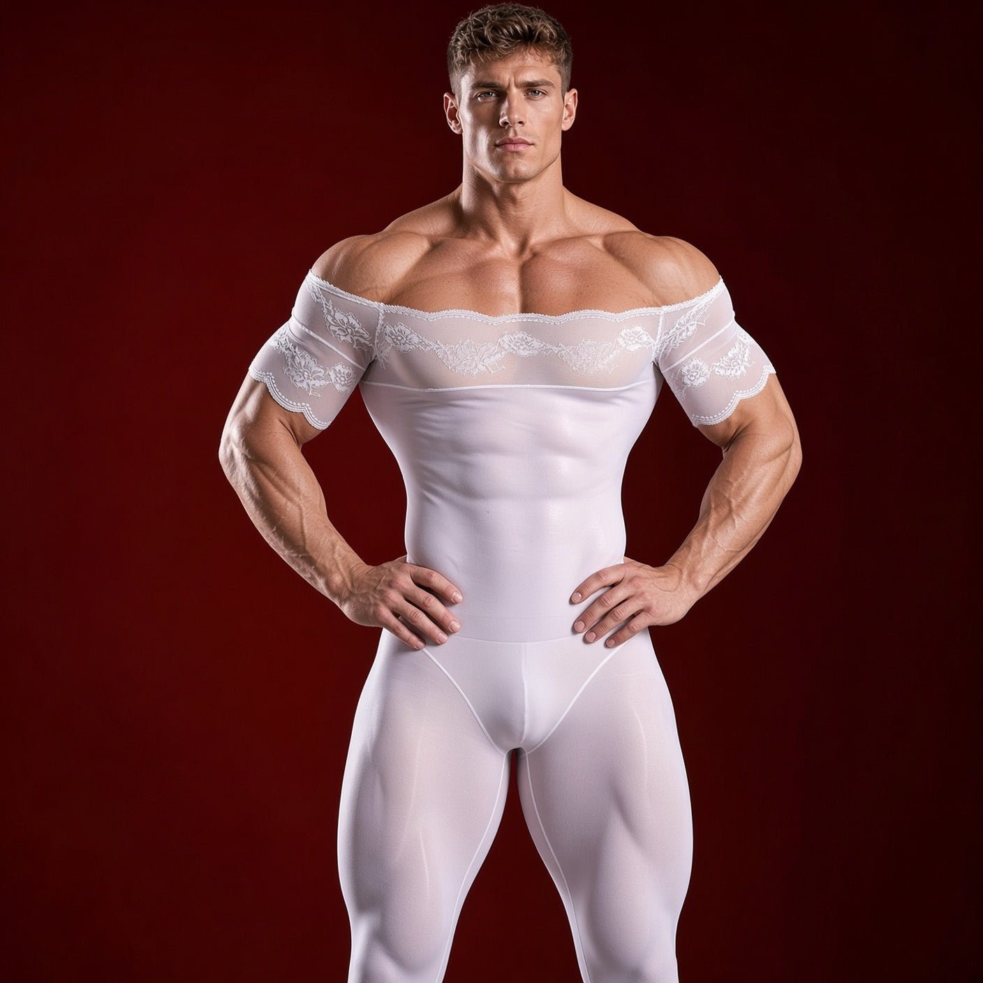 Kimji 13 - Jumpsuit Leggings for Men - Sarman Fashion - Wholesale Clothing Fashion Brand for Men from Canada