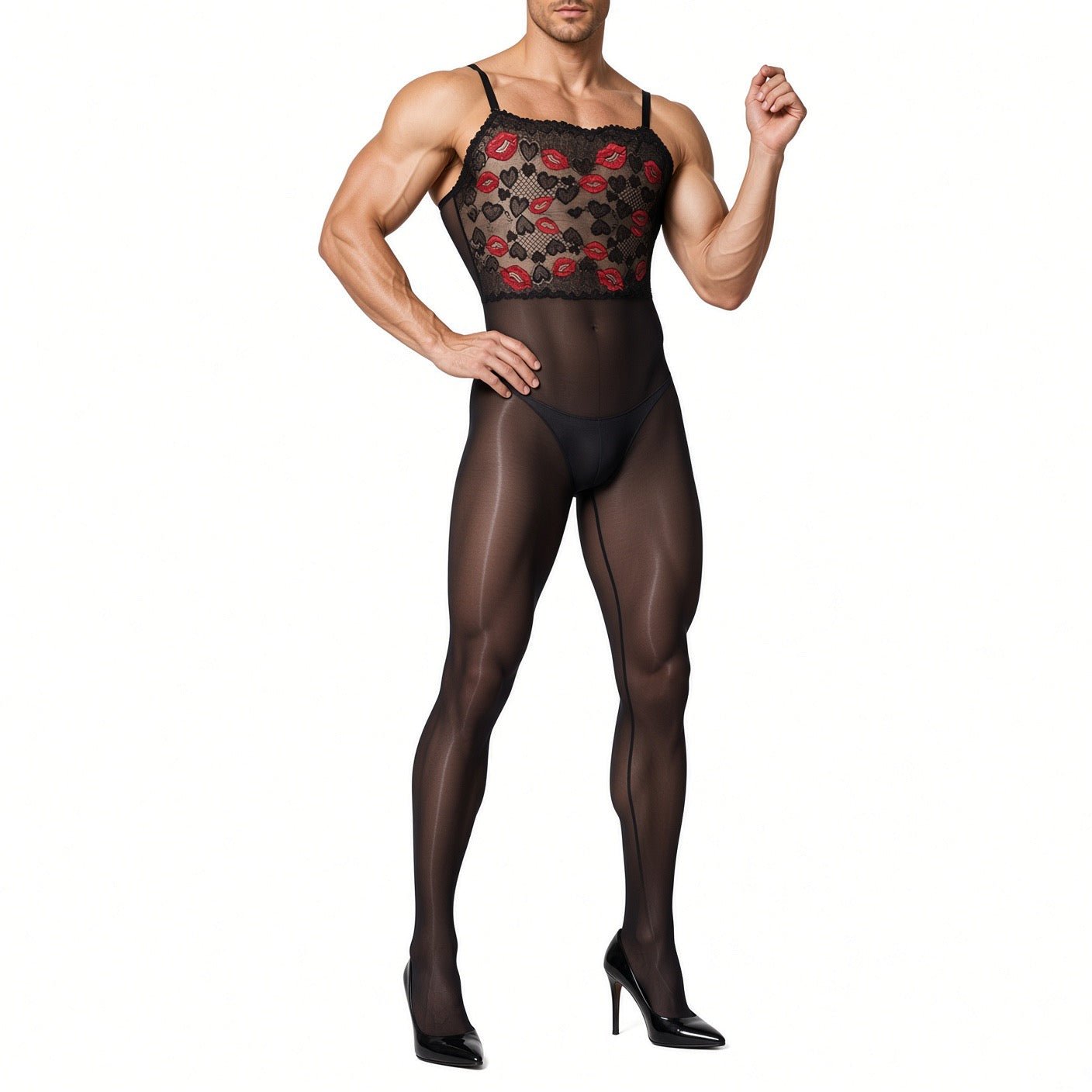 Kimji 14 - Jumpsuit Leggings for Men - Sarman Fashion - Wholesale Clothing Fashion Brand for Men from Canada