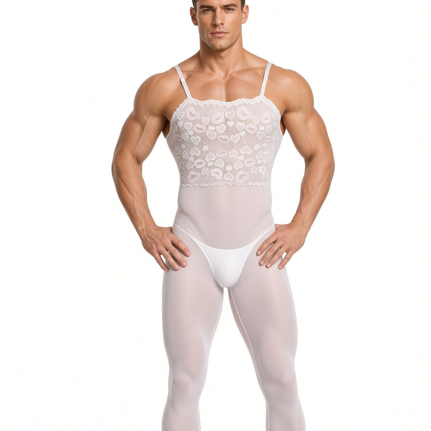 Kimji 14 - Jumpsuit Leggings for Men - Sarman Fashion - Wholesale Clothing Fashion Brand for Men from Canada
