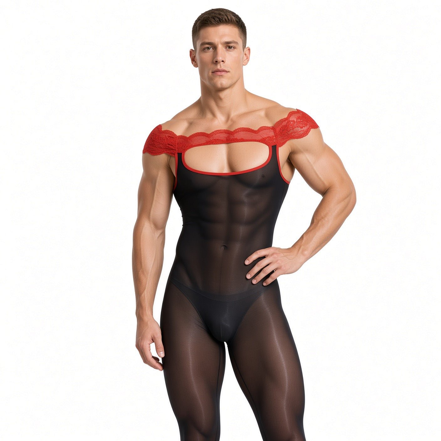 Kimji 16 - Jumpsuit Leggings for Men - Sarman Fashion - Wholesale Clothing Fashion Brand for Men from Canada