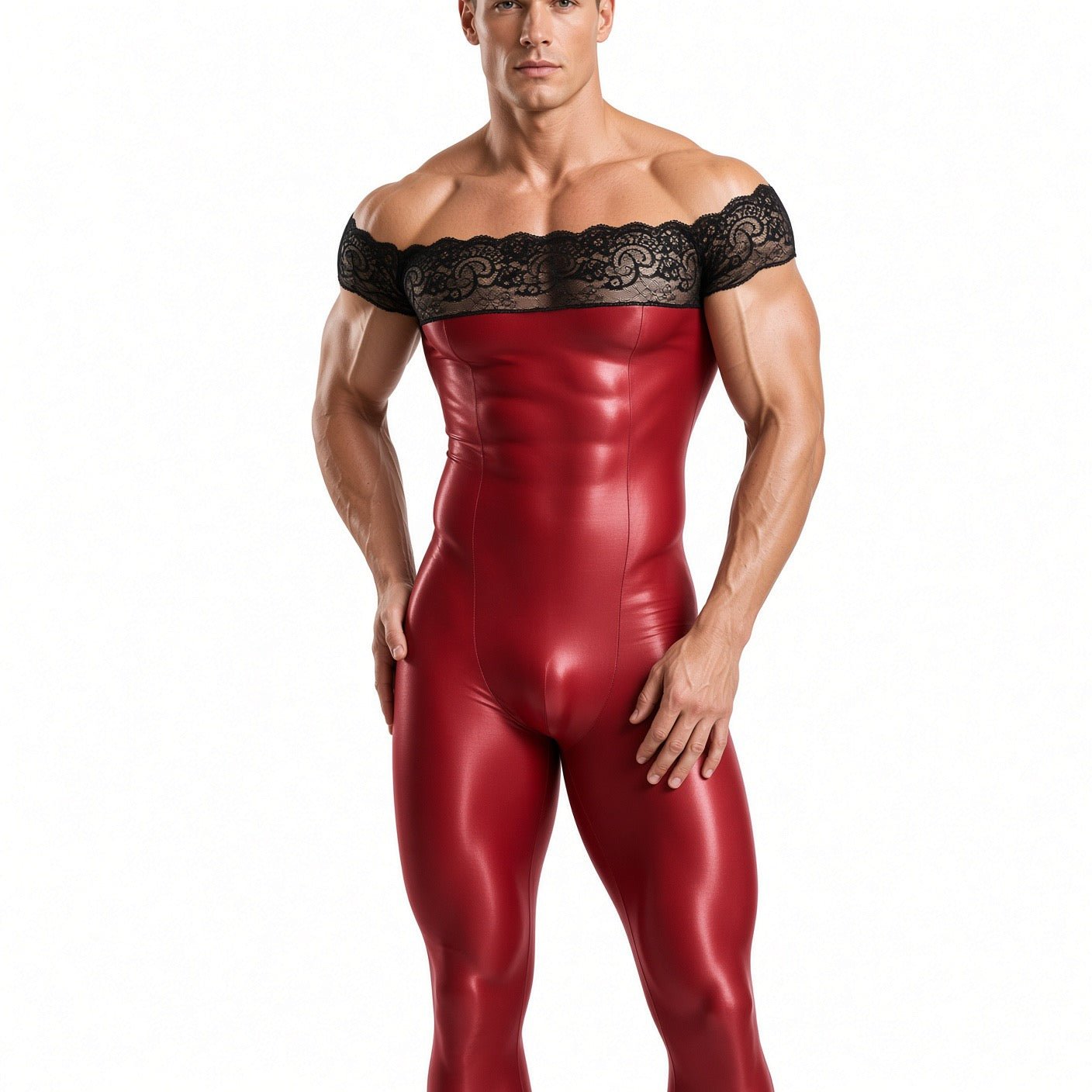Kimji 2 - Jumpsuit Leggings for Men - Sarman Fashion - Wholesale Clothing Fashion Brand for Men from Canada