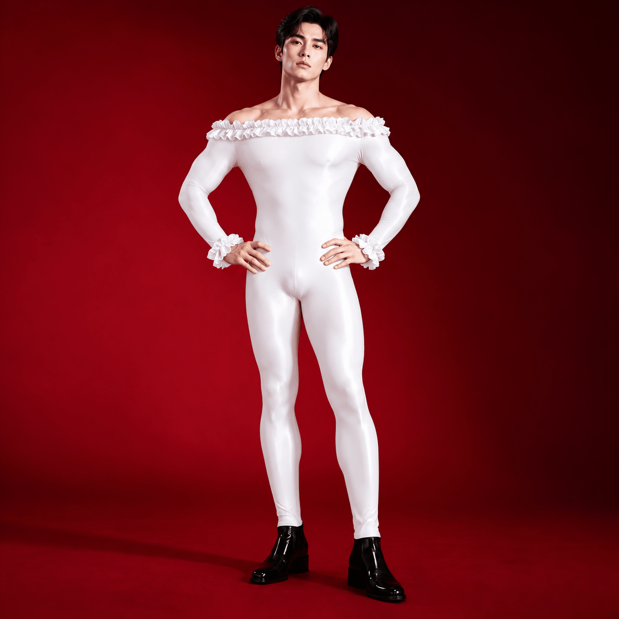 Kimji - Jumpsuit Leggings for Men - Sarman Fashion - Wholesale Clothing Fashion Brand for Men from Canada