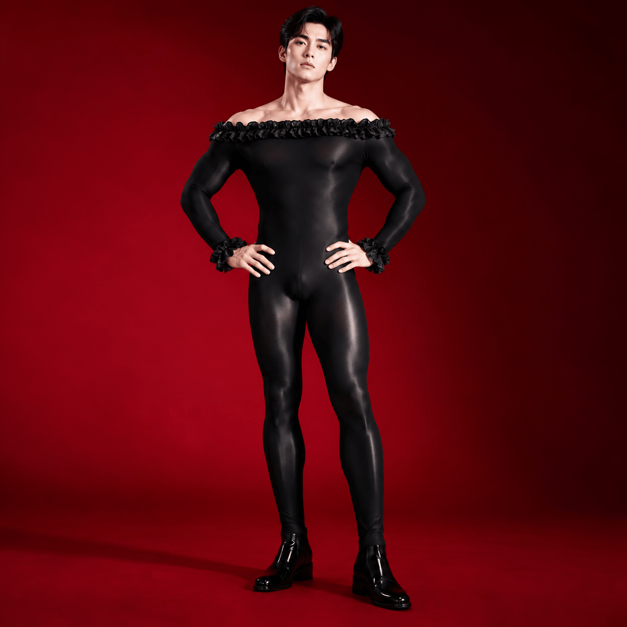 Kimji - Jumpsuit Leggings for Men - Sarman Fashion - Wholesale Clothing Fashion Brand for Men from Canada