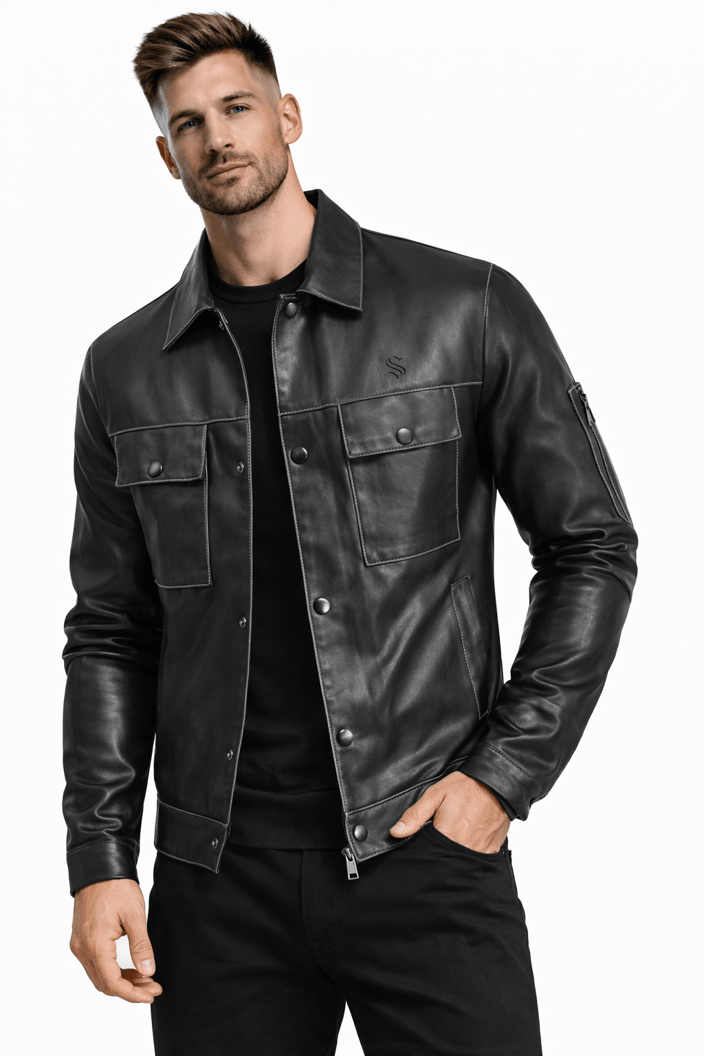 Kimora 10 - Jacket for Men - Sarman Fashion - Wholesale Clothing Fashion Brand for Men from Canada
