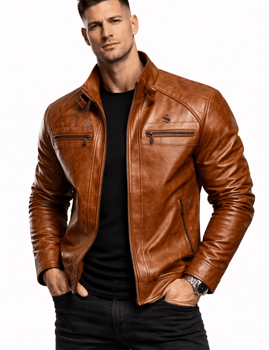 Kimora - Jacket for Men - Sarman Fashion - Wholesale Clothing Fashion Brand for Men from Canada
