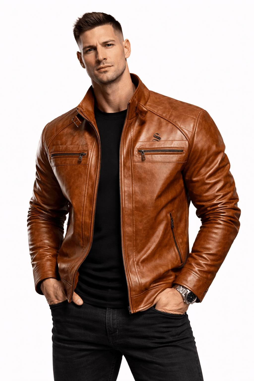 Kimora - Jacket for Men - Sarman Fashion - Wholesale Clothing Fashion Brand for Men from Canada