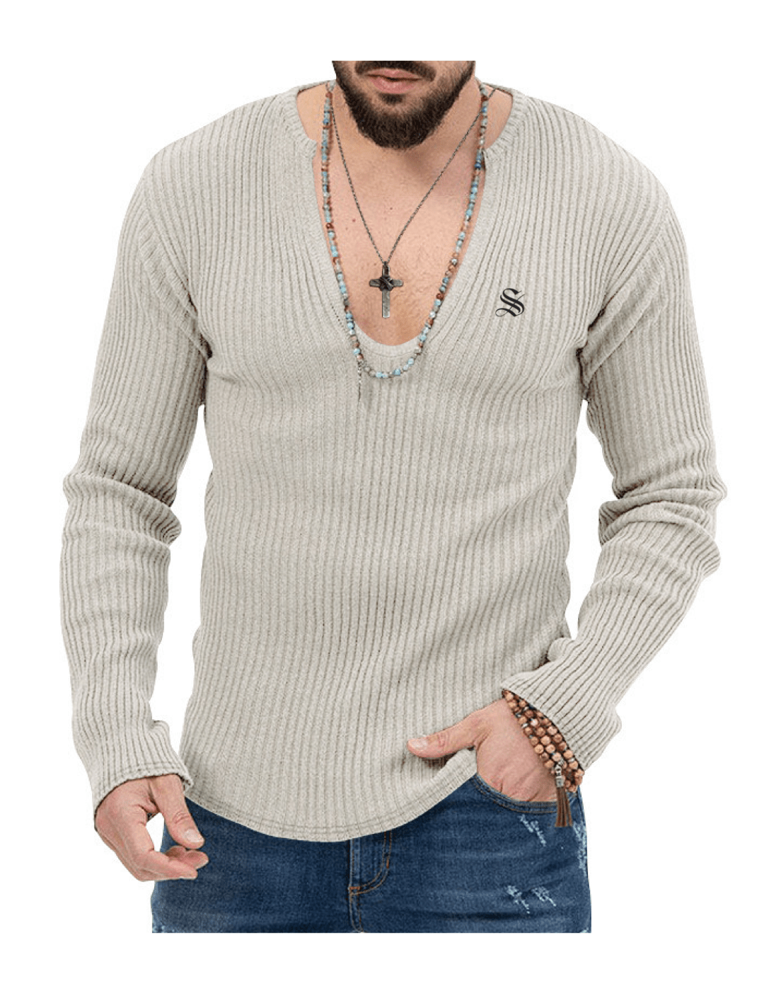 Kimozuo 22 - Long Sleeves Shirt for Men - Sarman Fashion - Wholesale Clothing Fashion Brand for Men from Canada