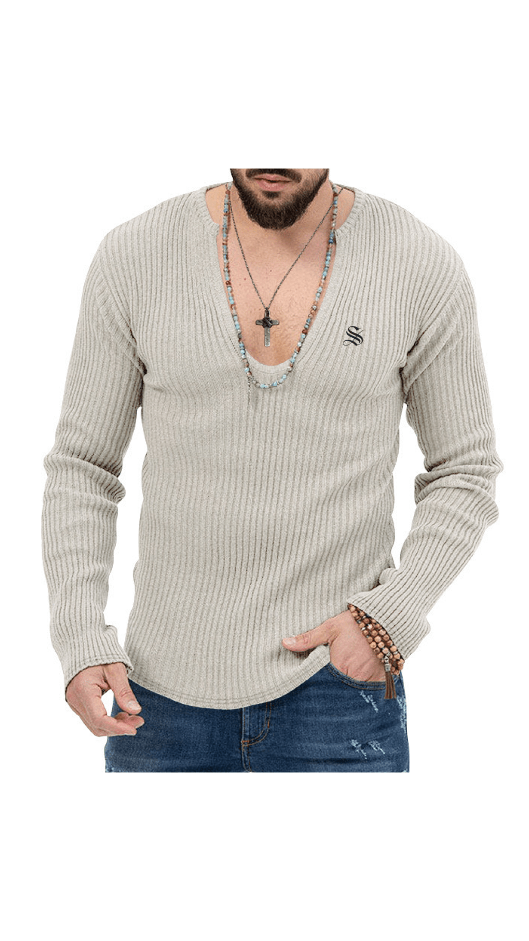 Kimozuo 22 - Long Sleeves Shirt for Men - Sarman Fashion - Wholesale Clothing Fashion Brand for Men from Canada