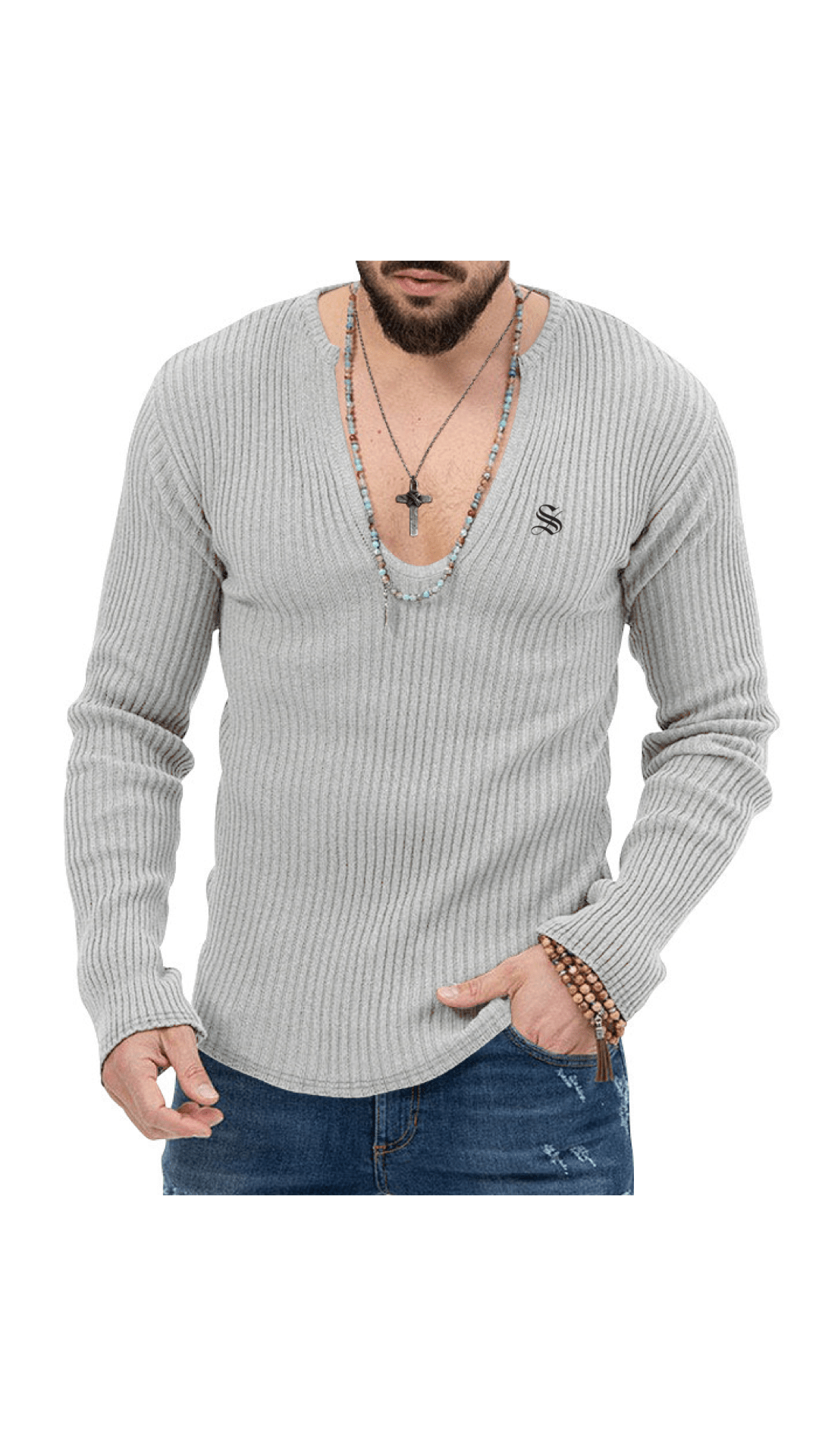 Kimozuo 22 - Long Sleeves Shirt for Men - Sarman Fashion - Wholesale Clothing Fashion Brand for Men from Canada