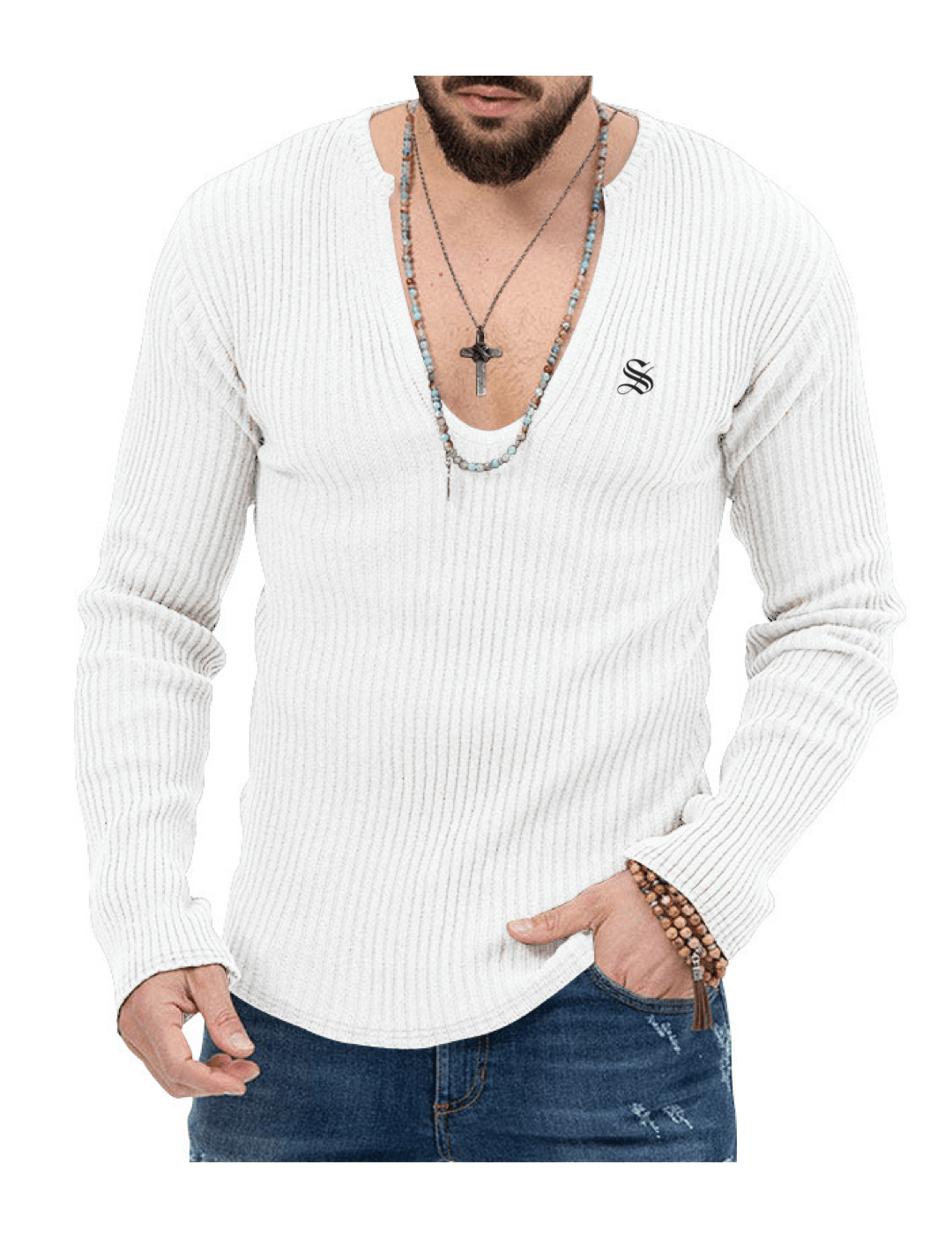 Kimozuo 22 - Long Sleeves Shirt for Men - Sarman Fashion - Wholesale Clothing Fashion Brand for Men from Canada