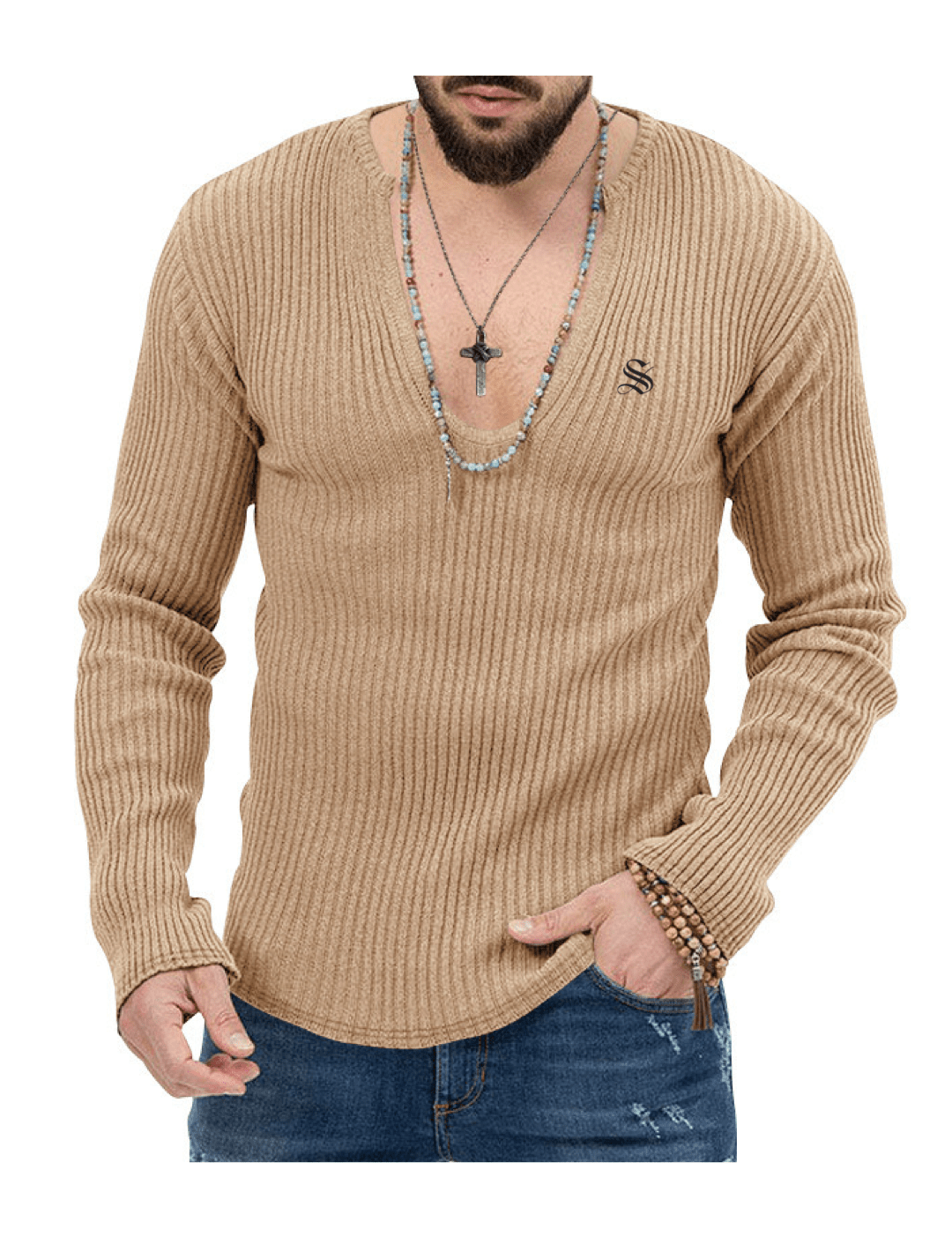 Kimozuo 22 - Long Sleeves Shirt for Men - Sarman Fashion - Wholesale Clothing Fashion Brand for Men from Canada