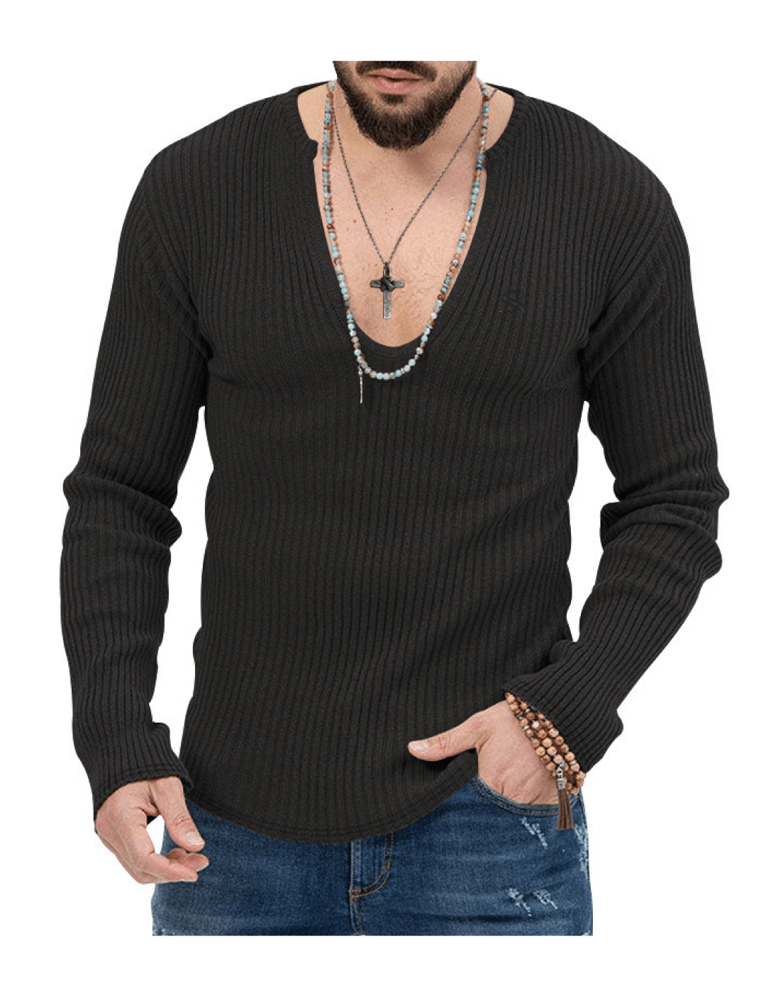 Kimozuo 22 - Long Sleeves Shirt for Men - Sarman Fashion - Wholesale Clothing Fashion Brand for Men from Canada