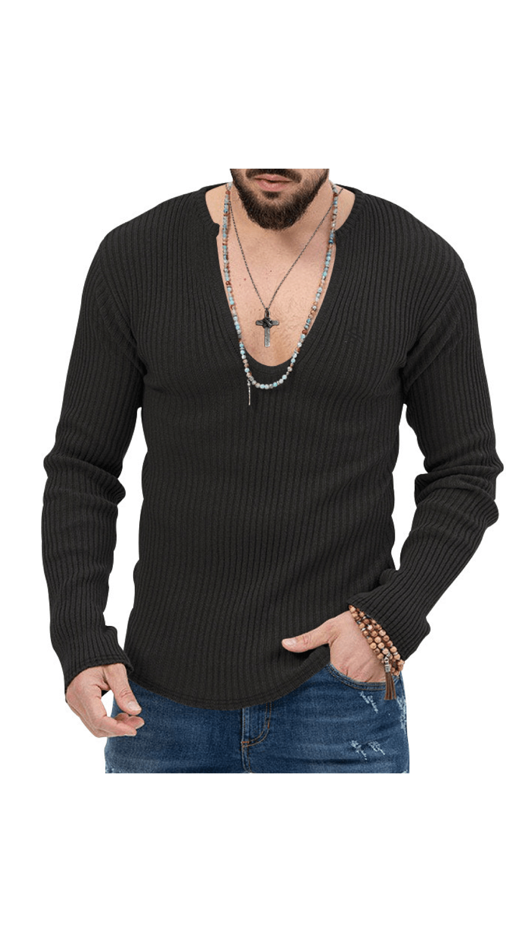 Kimozuo 22 - Long Sleeves Shirt for Men - Sarman Fashion - Wholesale Clothing Fashion Brand for Men from Canada