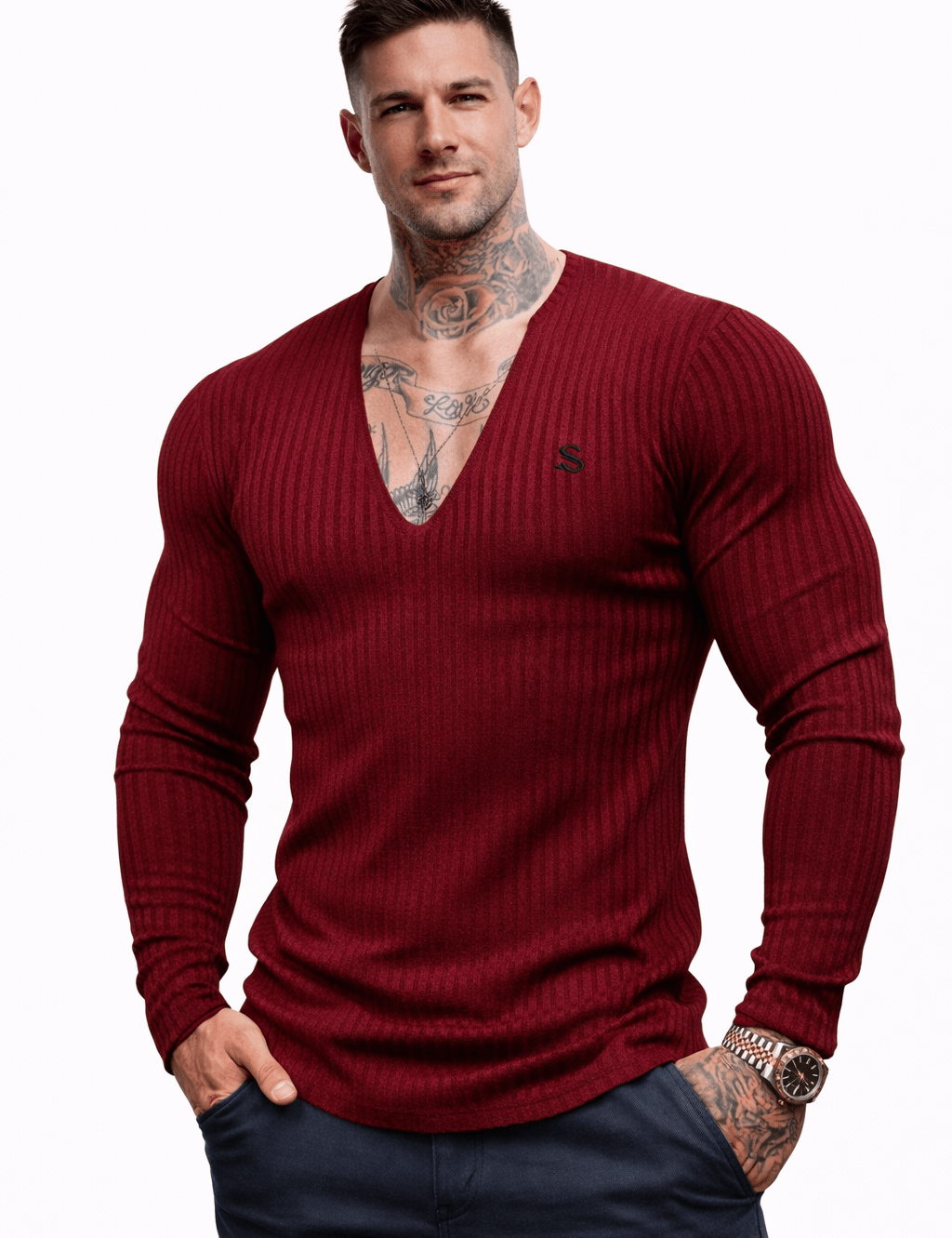 Kimozuo - Long Sleeves Shirt for Men - Sarman Fashion - Wholesale Clothing Fashion Brand for Men from Canada