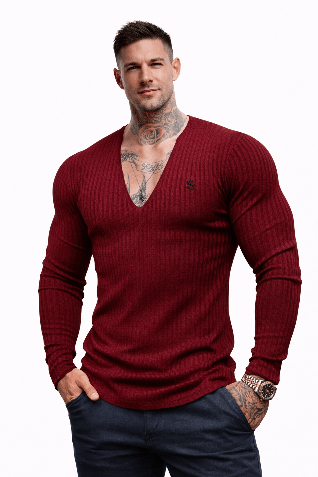Kimozuo - Long Sleeves Shirt for Men - Sarman Fashion - Wholesale Clothing Fashion Brand for Men from Canada