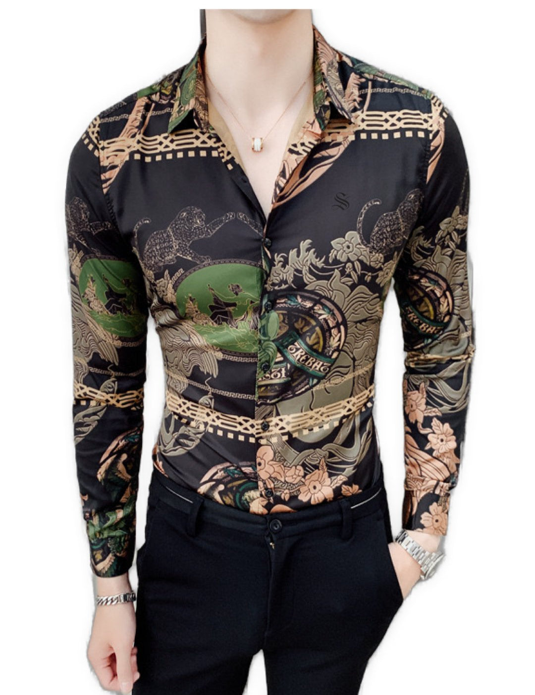 Kimurii - Long Sleeves Shirt for Men - Sarman Fashion - Wholesale Clothing Fashion Brand for Men from Canada