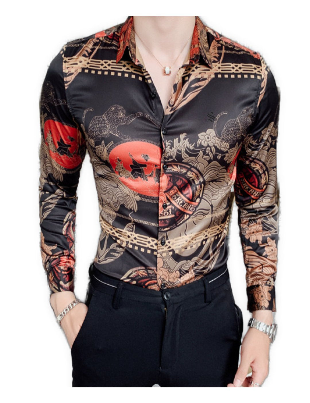 Kimurii - Long Sleeves Shirt for Men - Sarman Fashion - Wholesale Clothing Fashion Brand for Men from Canada