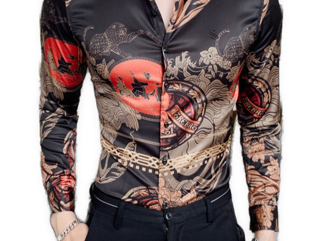 Kimurii - Long Sleeves Shirt for Men - Sarman Fashion - Wholesale Clothing Fashion Brand for Men from Canada