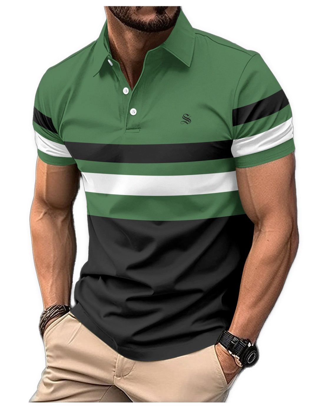 Kirhuna - Polo Shirt for Men - Sarman Fashion - Wholesale Clothing Fashion Brand for Men from Canada
