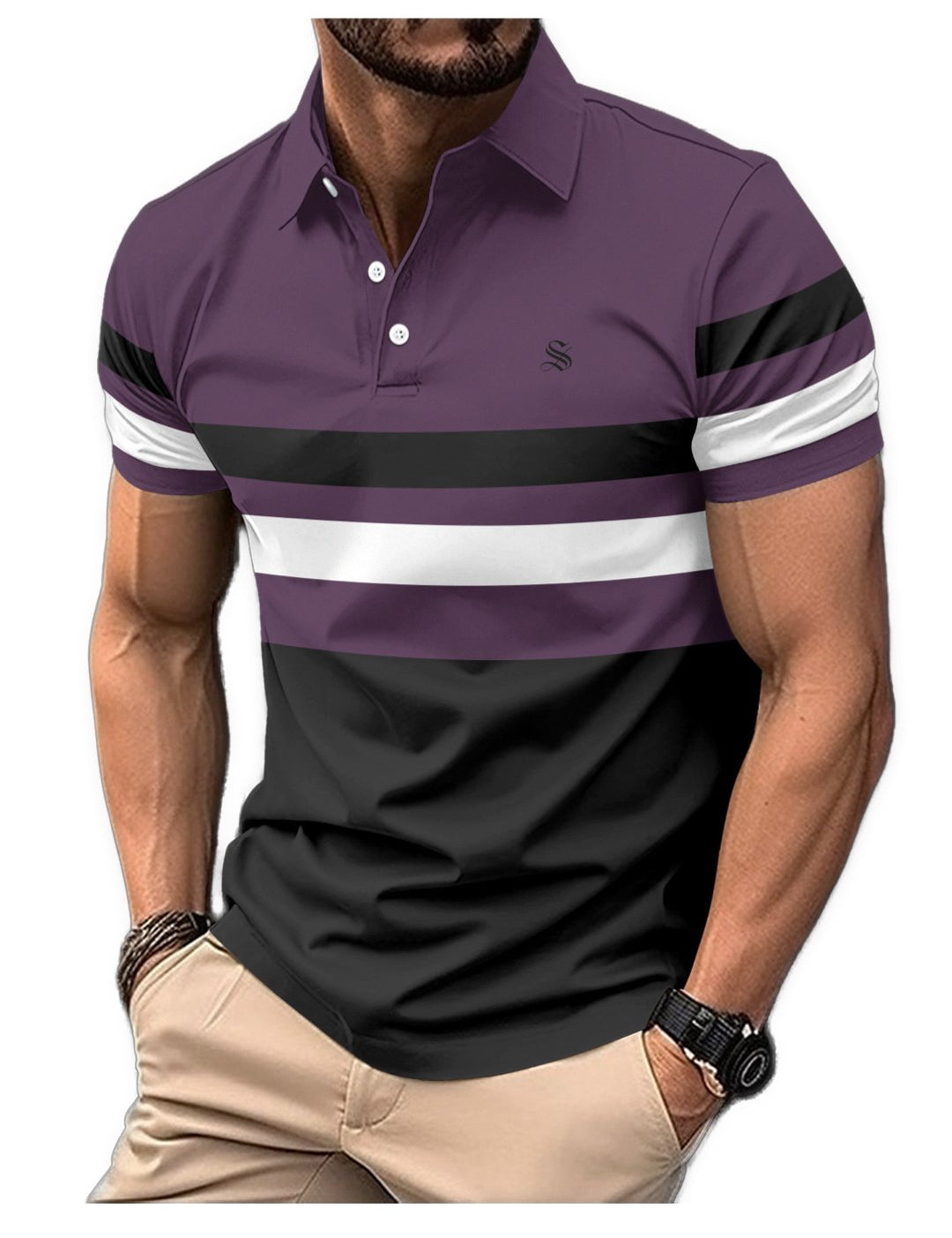 Kirhuna - Polo Shirt for Men - Sarman Fashion - Wholesale Clothing Fashion Brand for Men from Canada