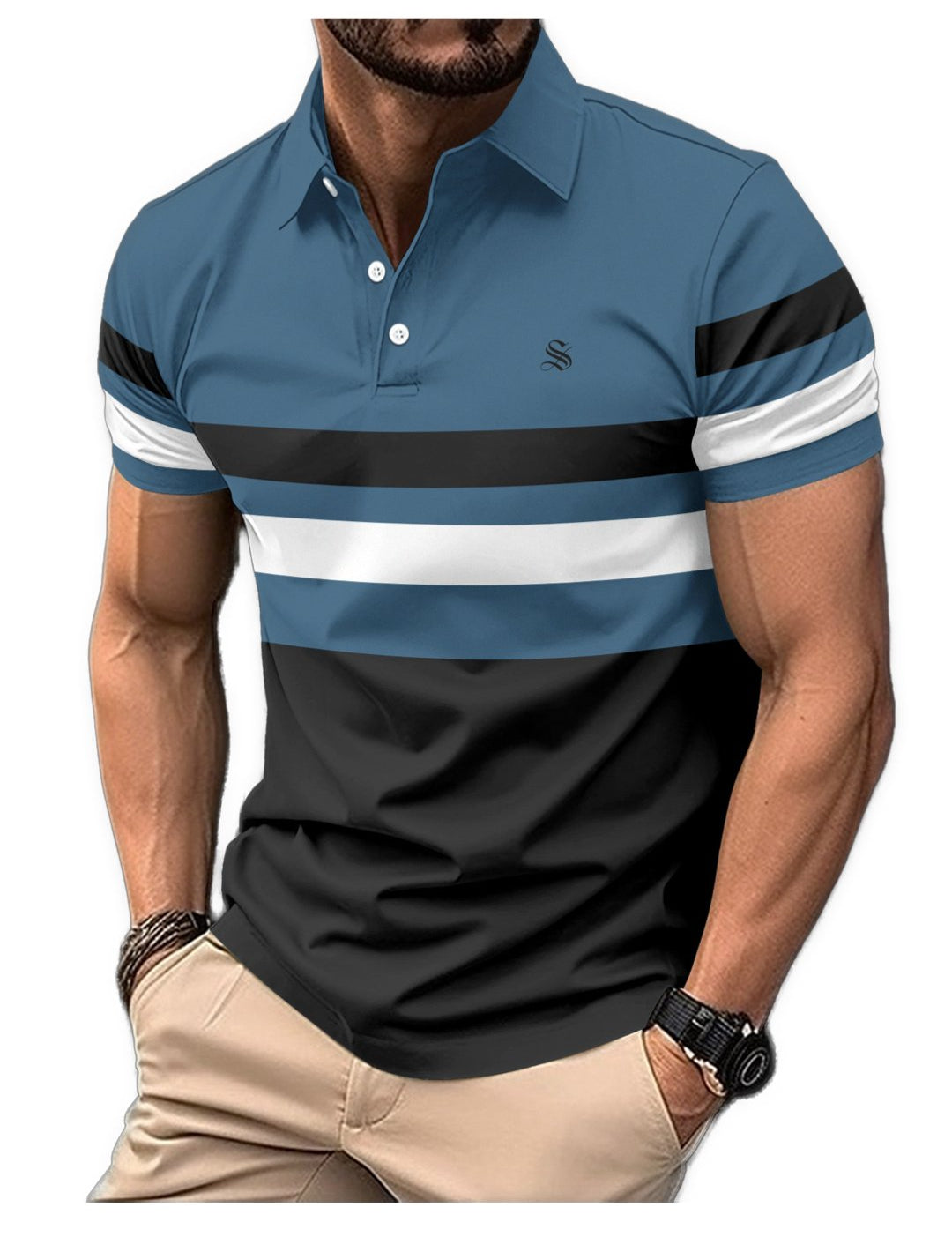 Kirhuna - Polo Shirt for Men - Sarman Fashion - Wholesale Clothing Fashion Brand for Men from Canada