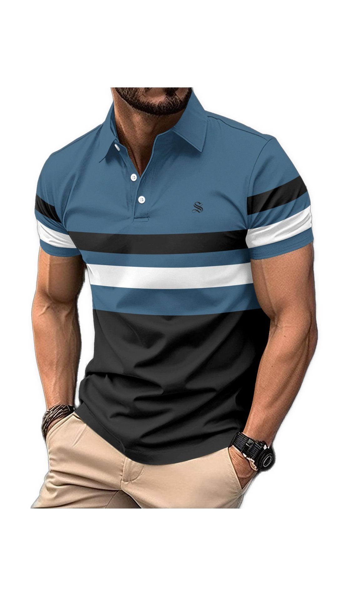 Kirhuna - Polo Shirt for Men - Sarman Fashion - Wholesale Clothing Fashion Brand for Men from Canada