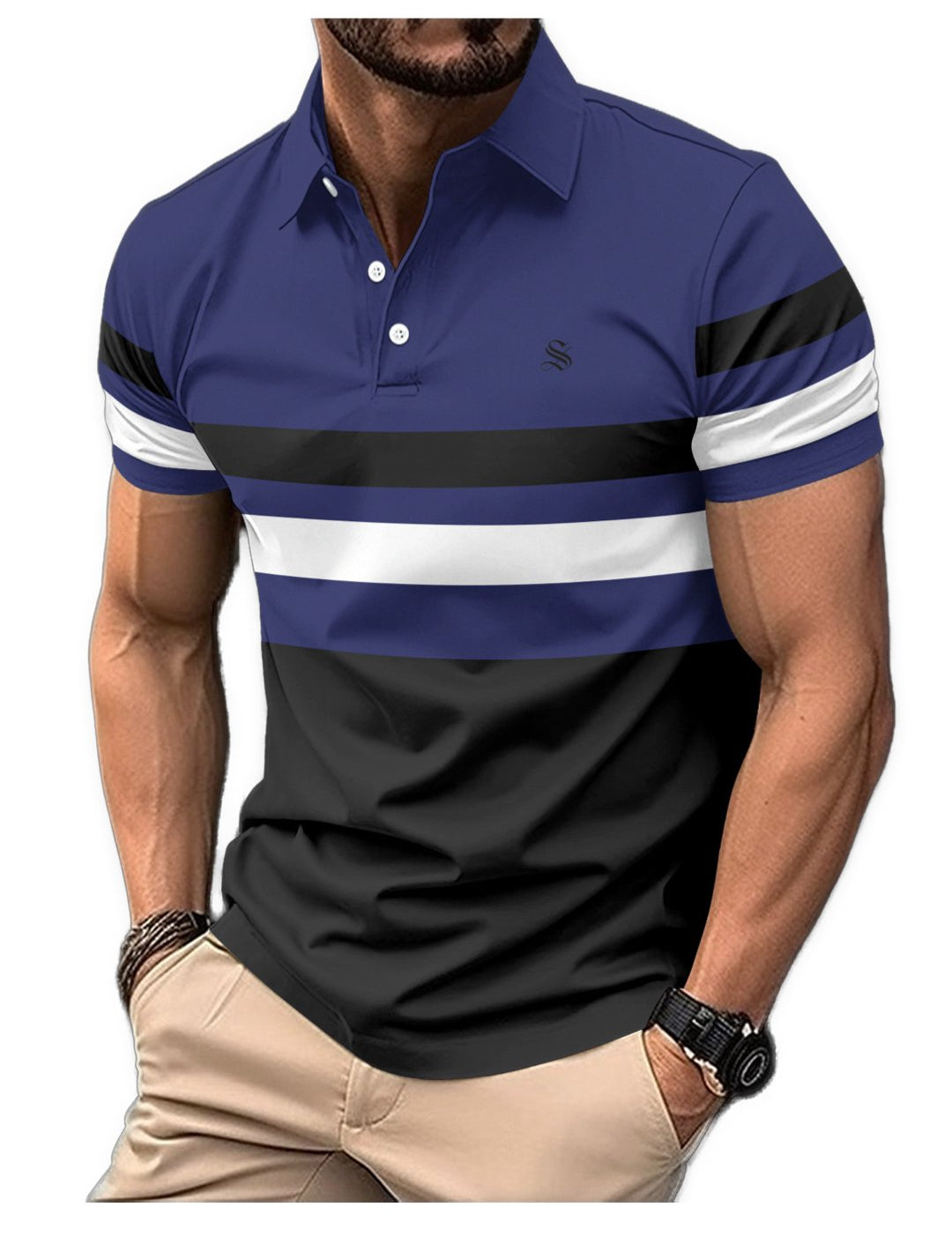 Kirhuna - Polo Shirt for Men - Sarman Fashion - Wholesale Clothing Fashion Brand for Men from Canada
