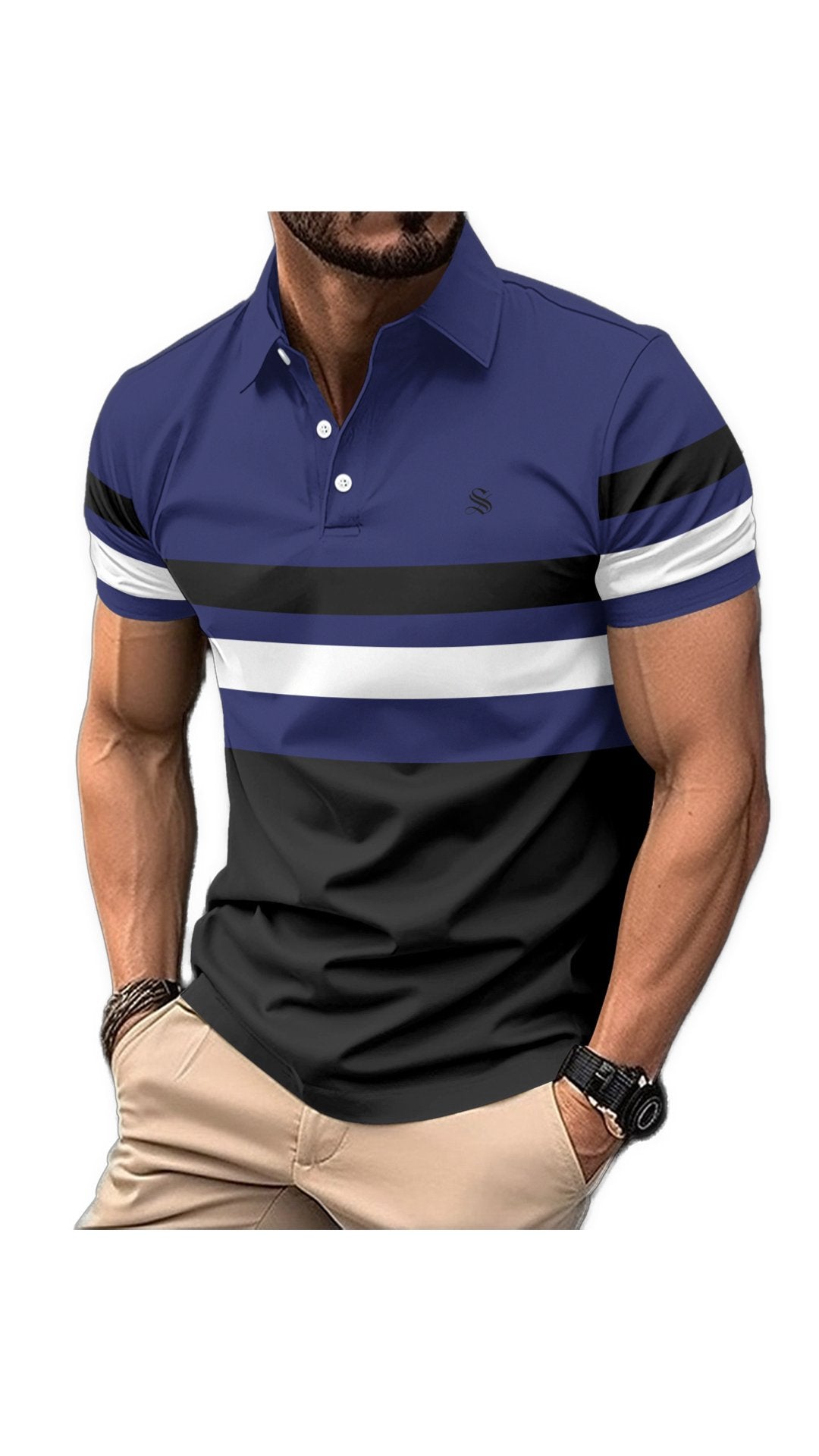 Kirhuna - Polo Shirt for Men - Sarman Fashion - Wholesale Clothing Fashion Brand for Men from Canada
