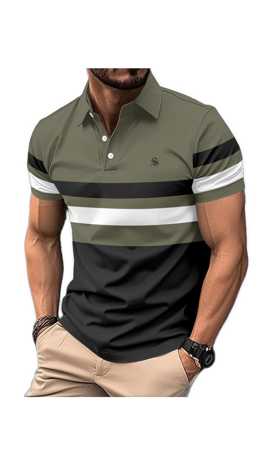 Kirhuna - Polo Shirt for Men - Sarman Fashion - Wholesale Clothing Fashion Brand for Men from Canada