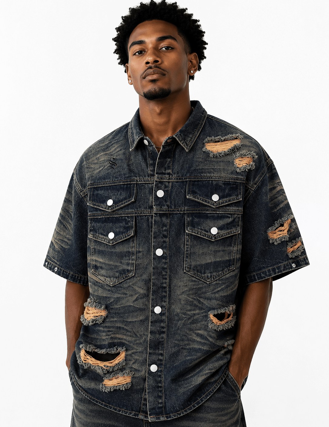 KISME 2 - Short Sleeves Shirt for Men - Sarman Fashion - Wholesale Clothing Fashion Brand for Men from Canada