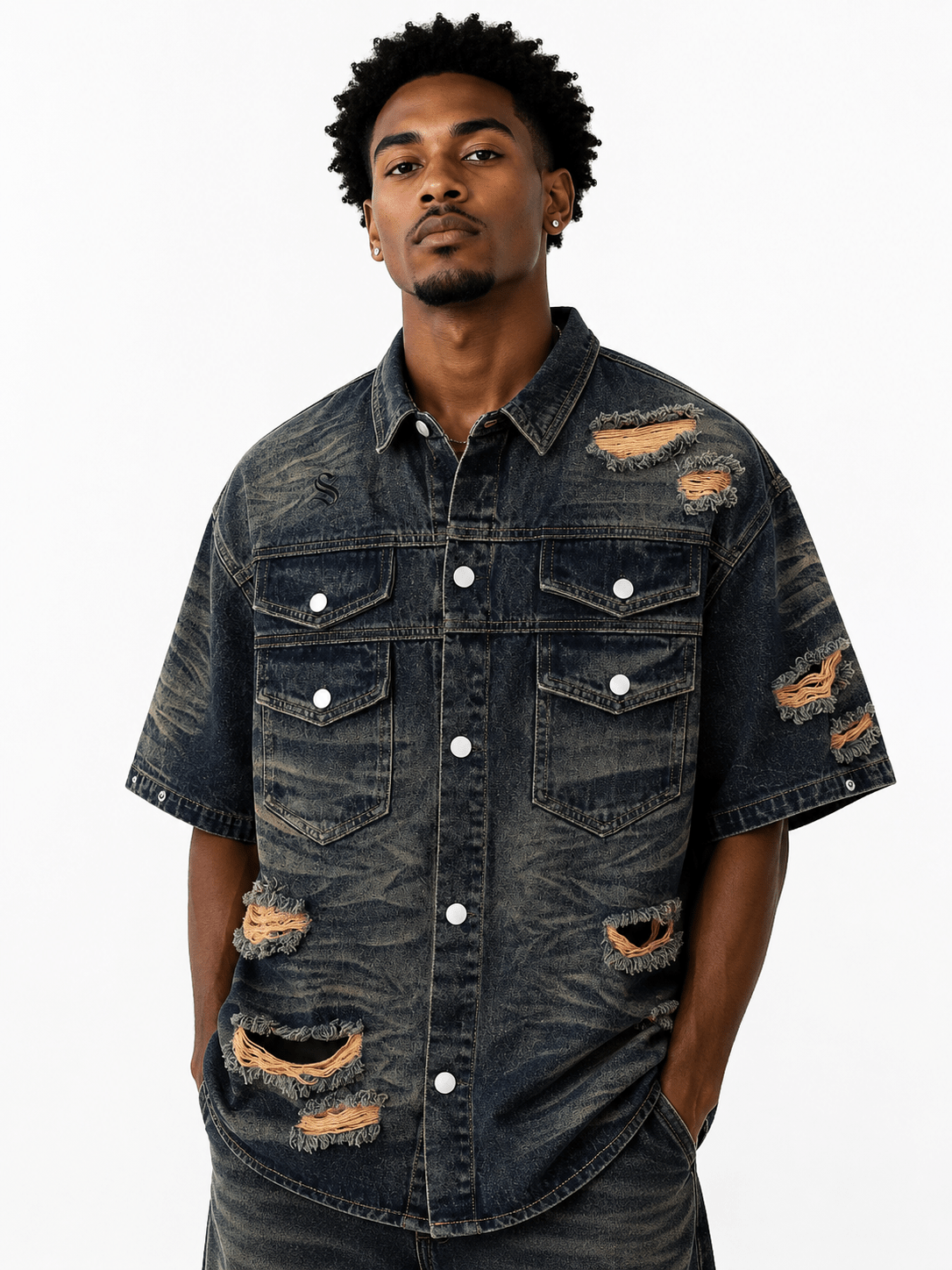 KISME 2 - Short Sleeves Shirt for Men - Sarman Fashion - Wholesale Clothing Fashion Brand for Men from Canada